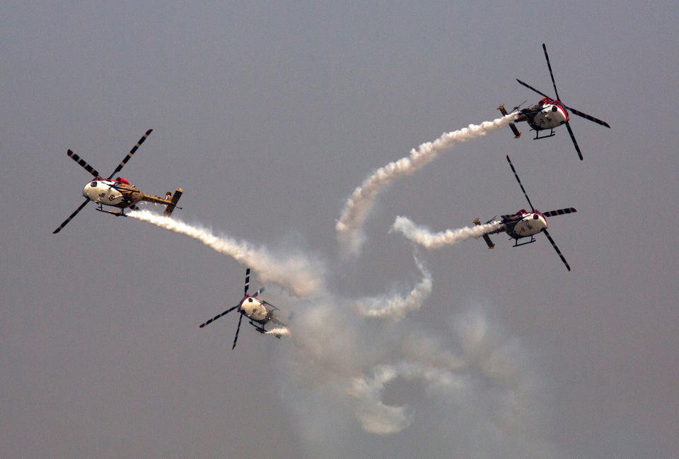 Air Force Day parade in India