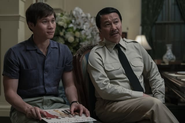 Hoa Xuande, left, and Toan Le in <i>The Sympathizer</i><span class="copyright">Hopper Stone—HBO</span>