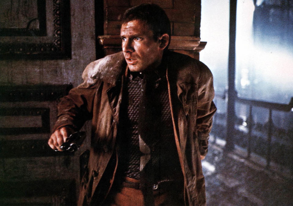 Ford as Deckard in 1982's 'Blade Runner' (credit: Warner Bros)