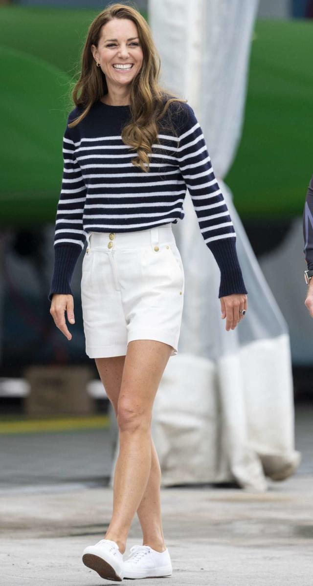 High Waisted Sailor Shorts Outfit - Fashion Jackson