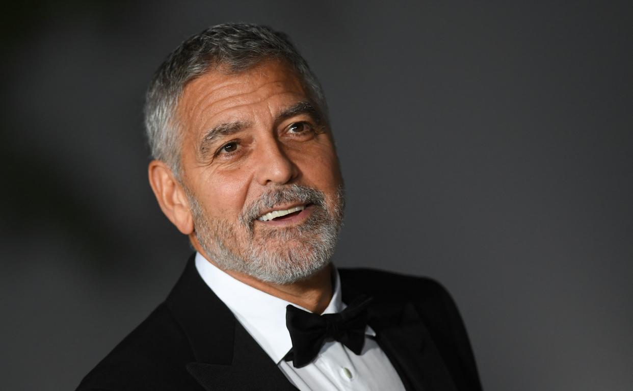 Stock picture of George Clooney who was voted world's sexiest celebrity with grey hair. (Getty Images)