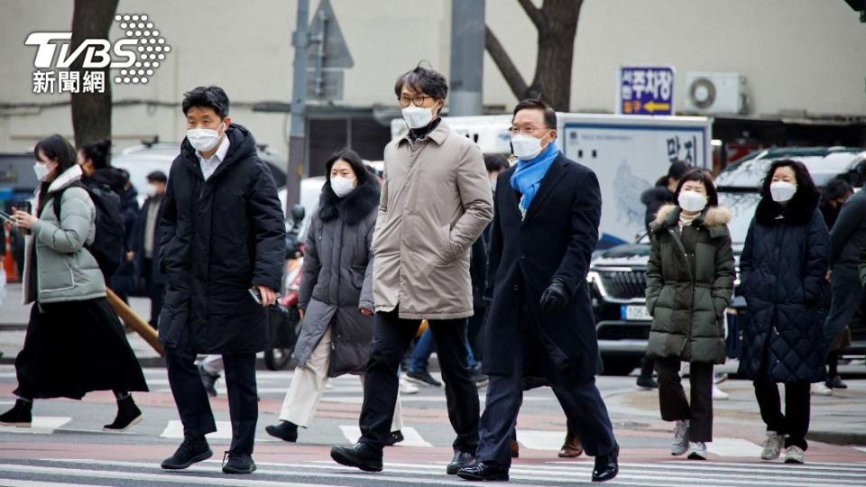 韓國此波疫情自1月底開始爆發。（圖／達志影像路透社）