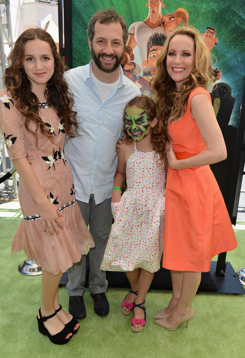 <p>The whole family at the “ParaNorman” premiere. <i>(Photo by Alberto E. Rodriguez/Getty Images)</i></p>