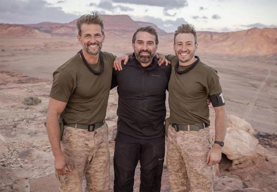 Tim Robards, Ant Middleton and Matthew Mitcham