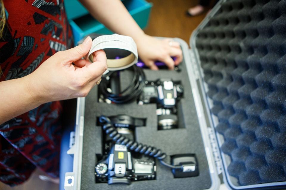 The contents of rape kit are pictured in one of the YWCA's exam rooms in Oklahoma City, Wednesday, June 20, 2018. [The Oklahoman archives]