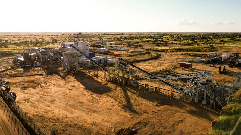 A general view of the Molo mine owned by NextSource Materials, in southern Madagascar