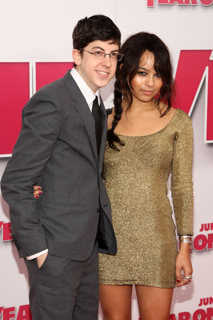 Year One New York premiere 2009 Christopher Mintz Plasse Zoe Kravitz