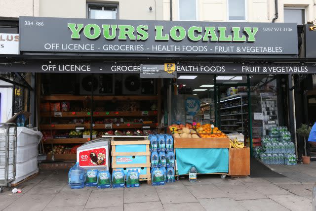 Mr Charles had run into a shop in Dalston. ( Jonathan Brady/PA)