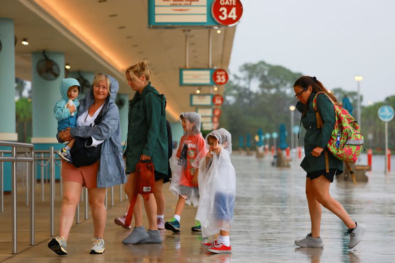 Hurricane Milton approaches, in Florida