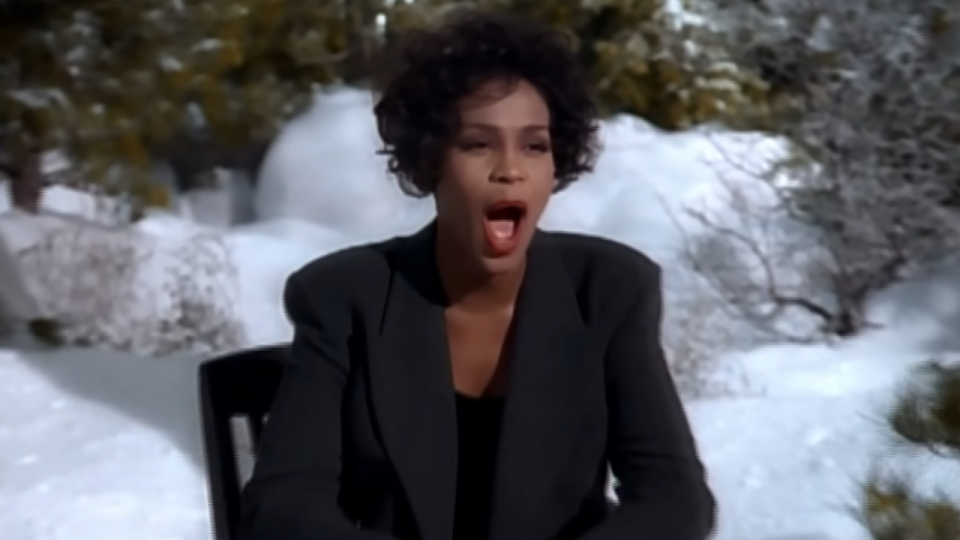 Whitney Houston singing 