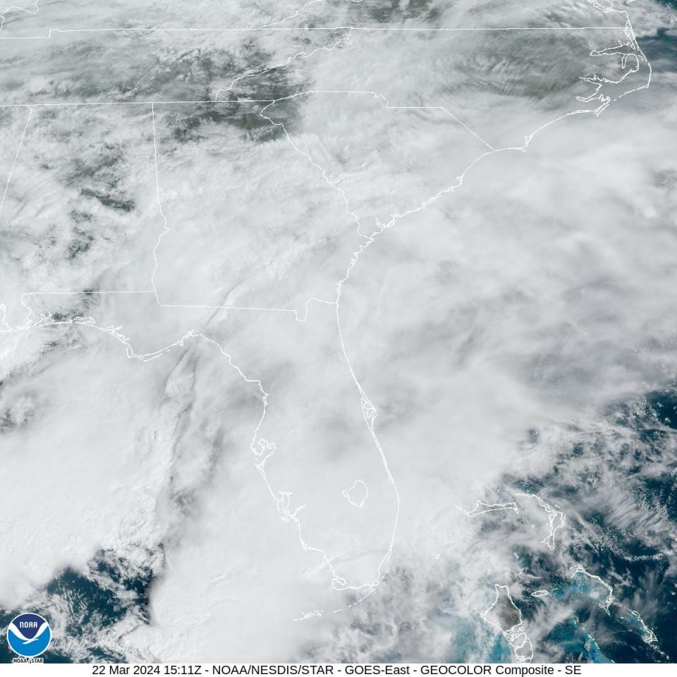 Showers and gusty winds forecast to start the weekend were forecast ahead of a cold followed by a projected gradual return to warmer temperatures early next week, a National Weather Service meteorologist said Friday, March 22, 2024.