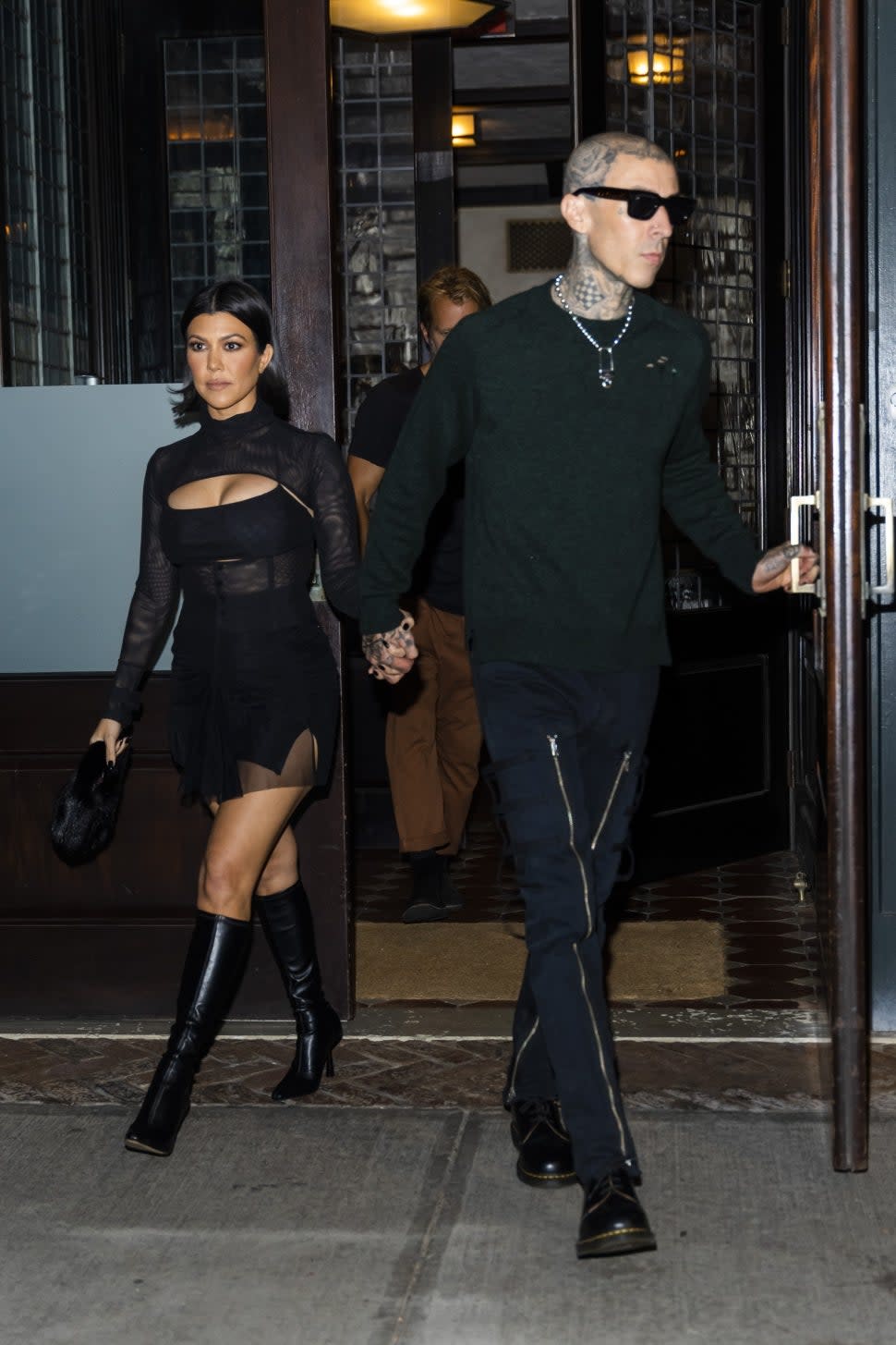 Kourtney Kardashian and Travis Barker