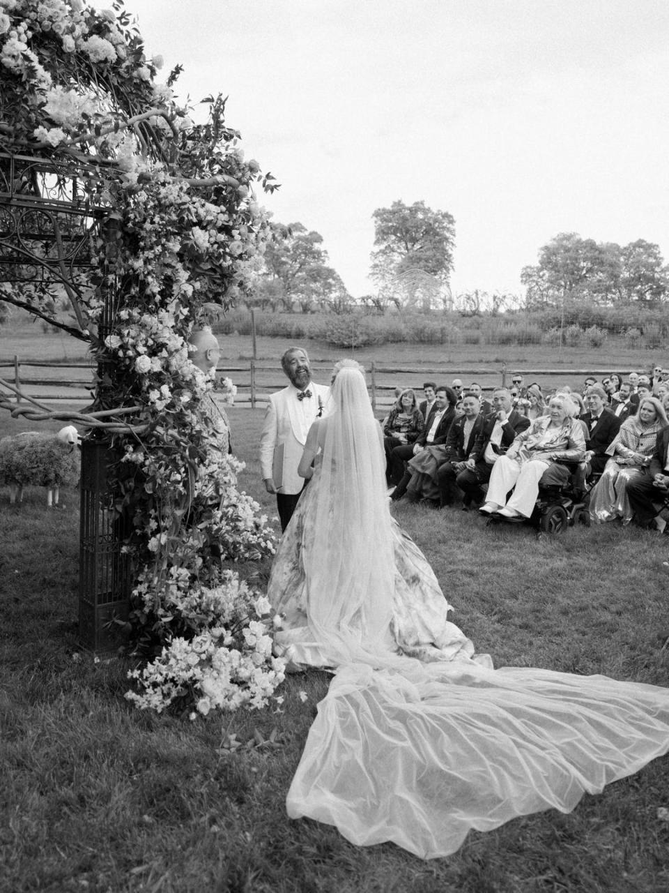 a bride and groom