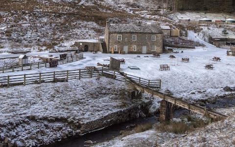 Killhope Mine in the North Pennines where temperatures dropped to around -5C overnight - Credit: Crosby/JOCR