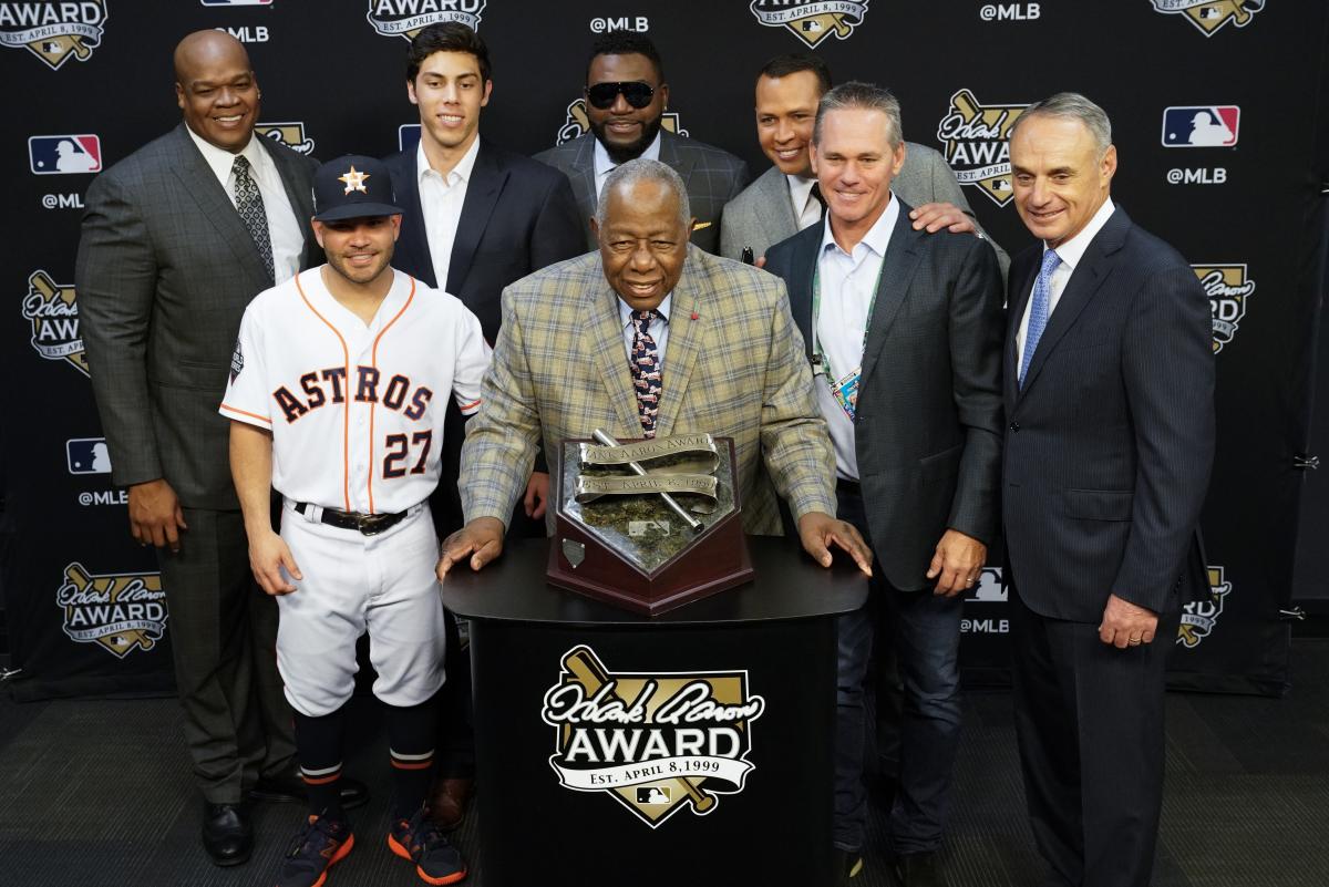 Brewers' Christian Yelich And Angels' Mike Trout Win 2019 Hank Aaron Award