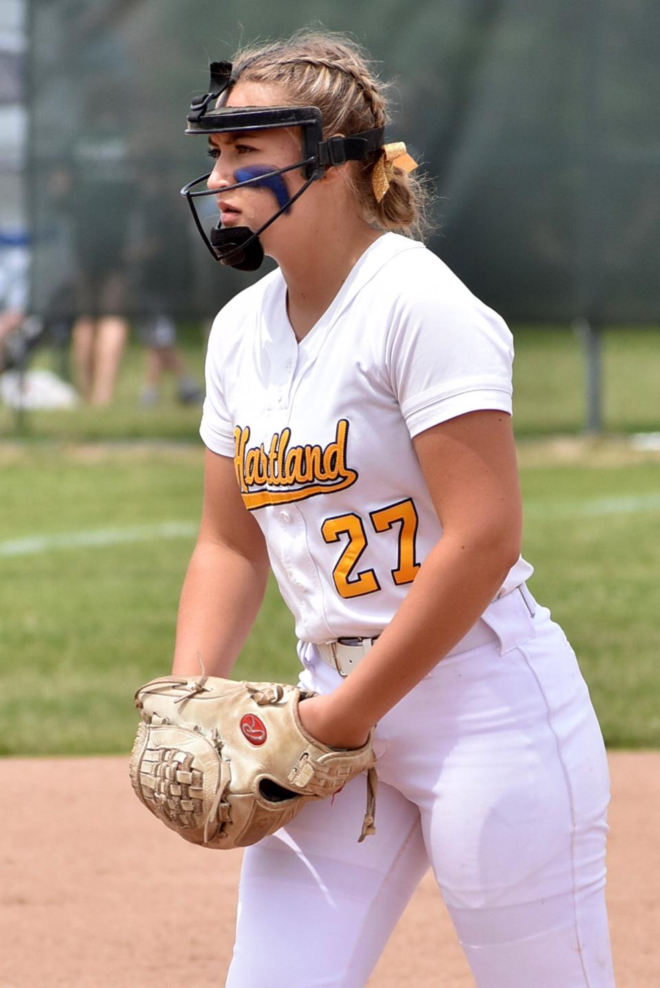 Hartland's Kylie Swierkos had an 18-4 record with a 2.10 ERA in 2022.