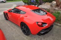 This is the kind of thing you see in the hotel parking lot at Pebble Beach: The Aston V12 Zagato concept. I'd thought that Aston sort of painted itself into a corner with its current styling motif, but I'd like to publicly refute that sentiment. This thing looks wicked. And, more importantly, different from other Astons.