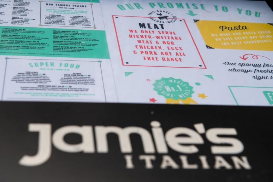 The celebrity TV chef has admitted that the model for Jamie’s Italian was ‘wrong from day one’ (Getty Images)