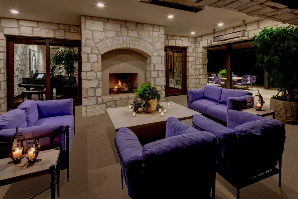 Plush Purple Seating