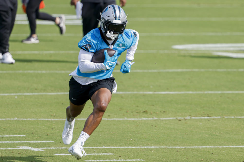 Miles Sanders wanted more work in Super Bowl LVII.  (AP Photo/Nell Redmond)