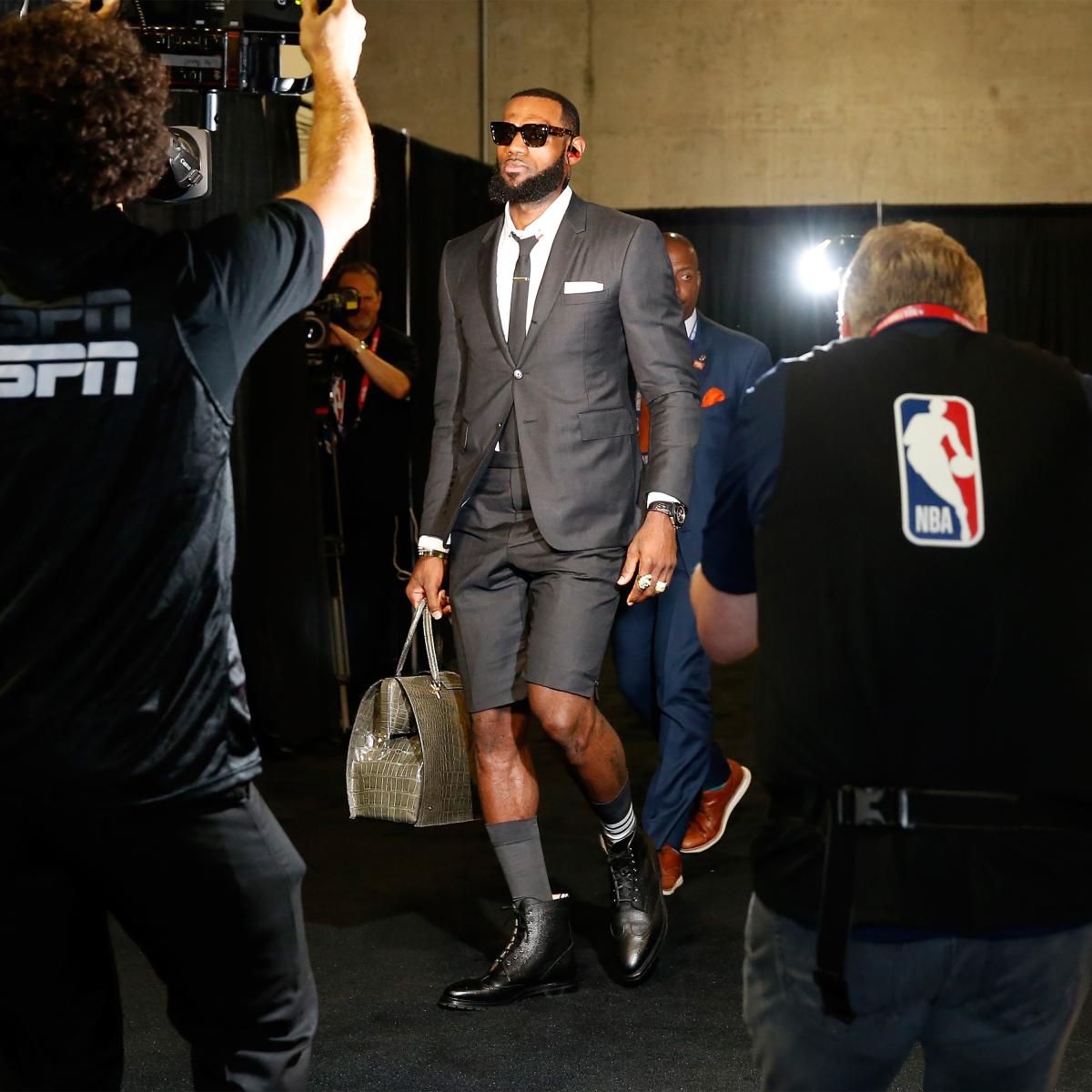 The Cavs Dressing in Custom Thom Browne Is the Ultimate NBA Style Flex