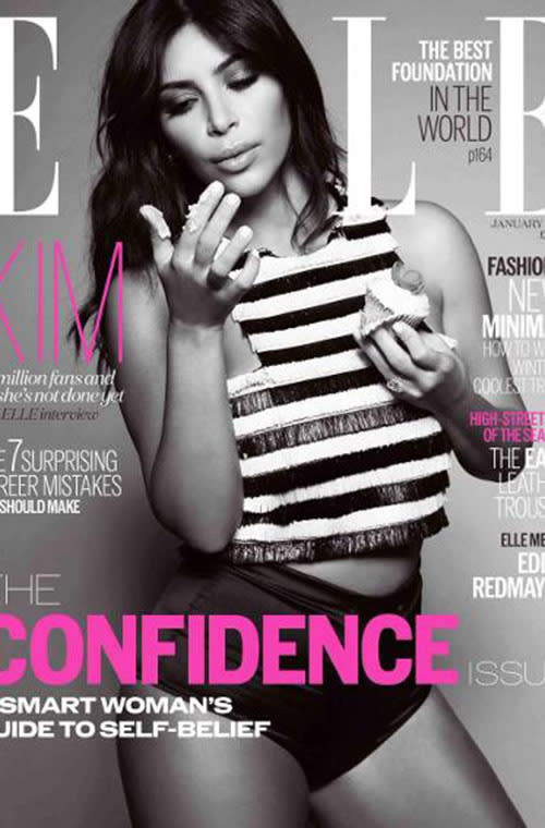 Kim Kardashian in Elle UK