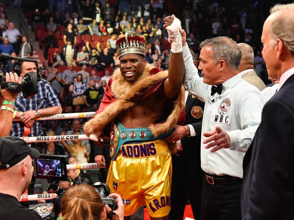 Adonis Stevenson has held the WBC light heavyweight world title since 2013. (Getty Images)