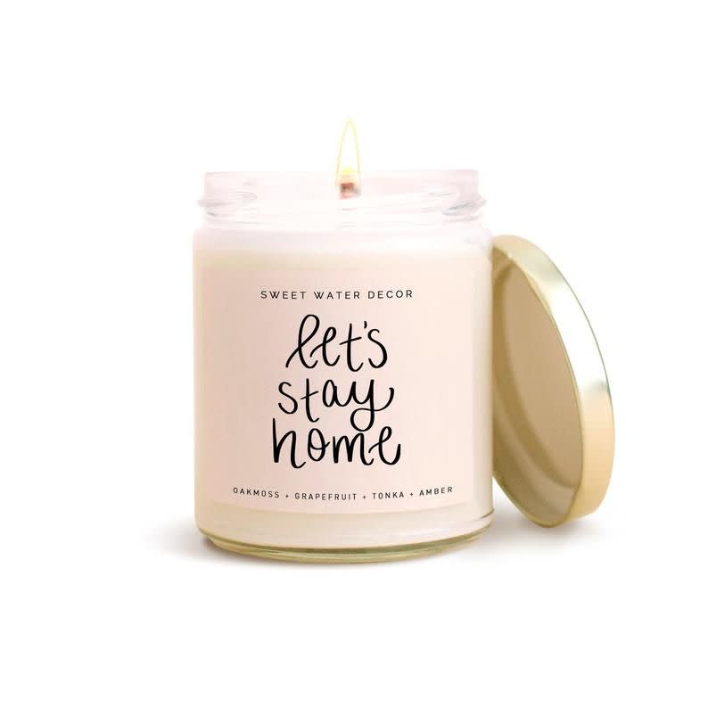 'Let's Stay Home' Candle