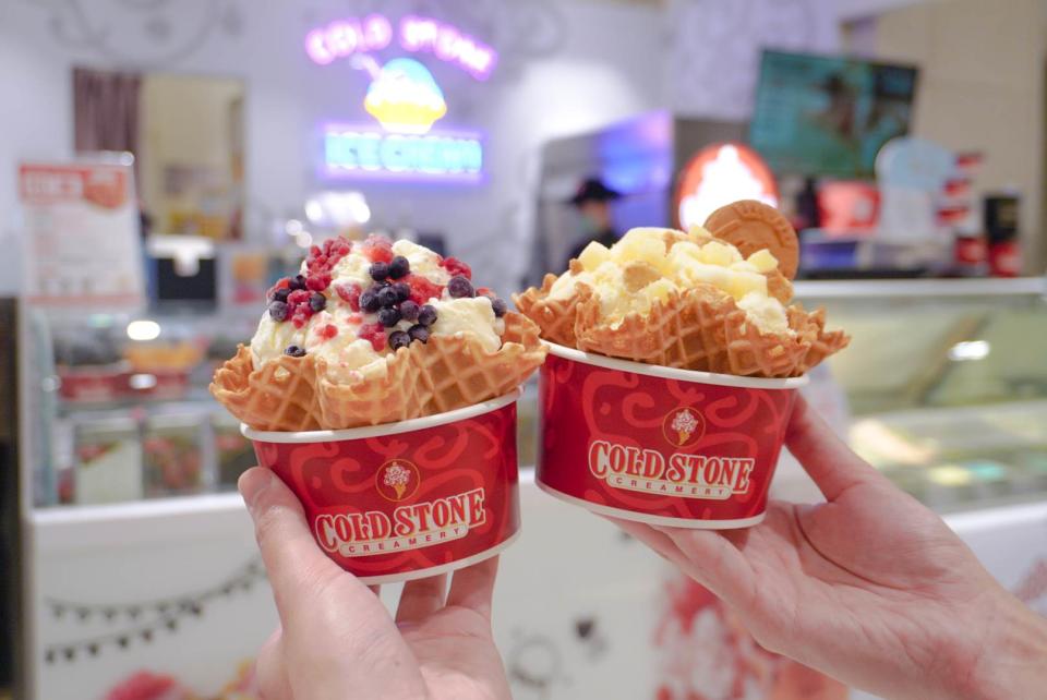 COLD STONE 酷聖石冰品示意圖。圖片來源：COLD STONE 酷聖石