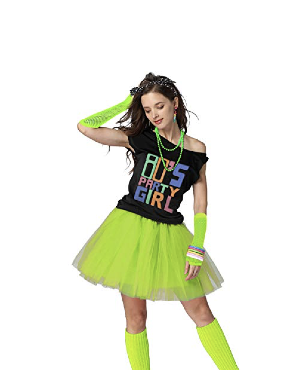 5) '80s Party Girl Costume