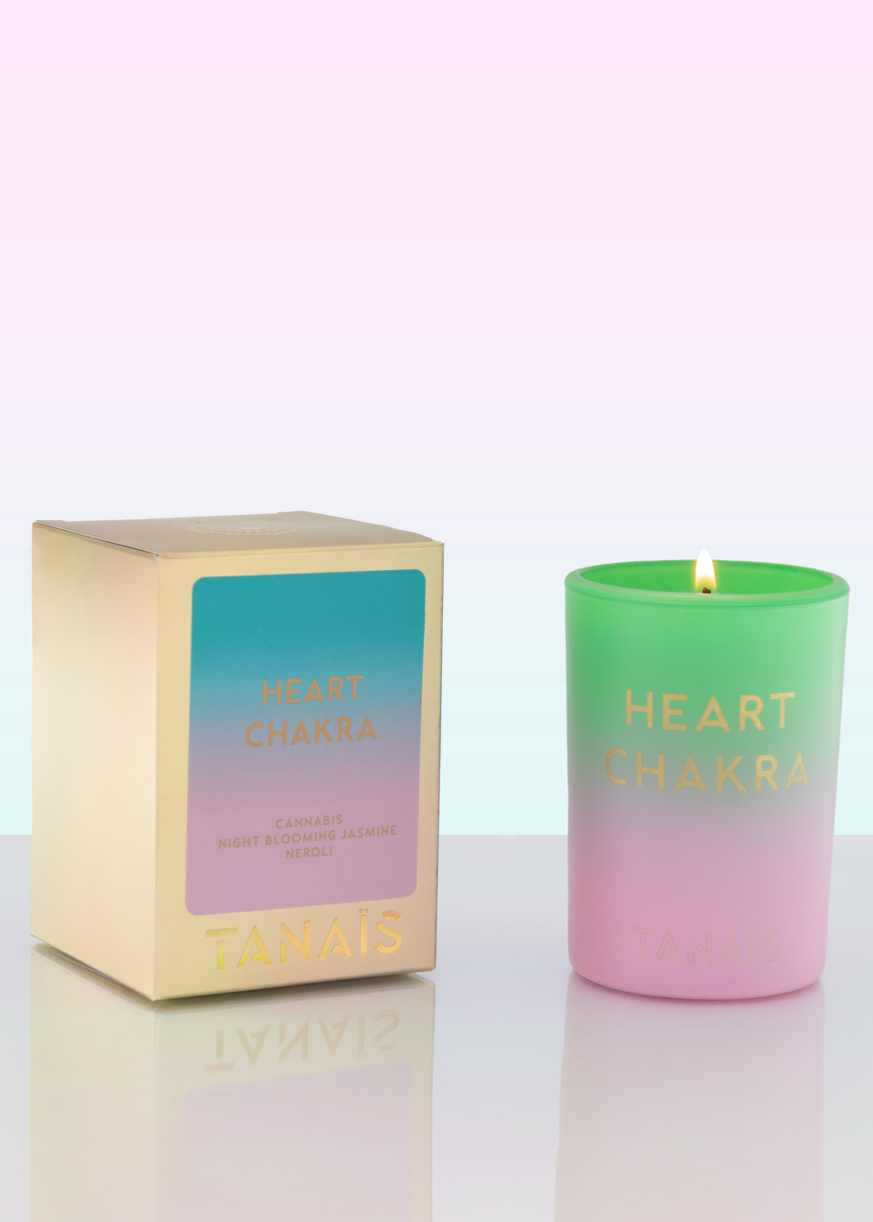 18) Heart Chakra 8 oz. Candle