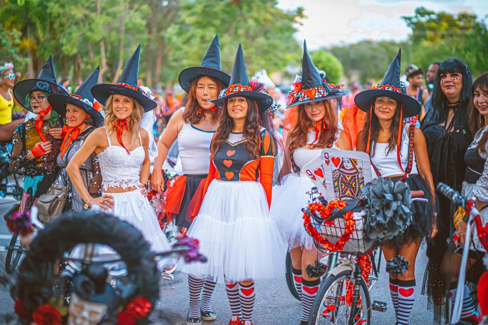 Over 300 witches will take to the streets of Delray Beach on Saturday, Oct. 28 for the 12th Annual Witches of Delray Beach Bike Ride.