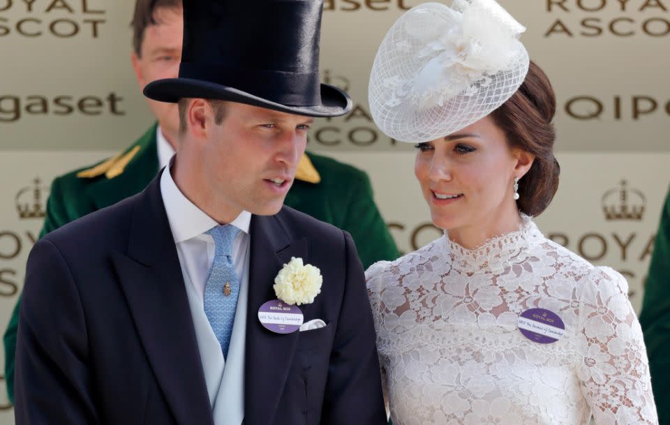 William and Kate, pictures at an event, were married in 2011. Source: Getty