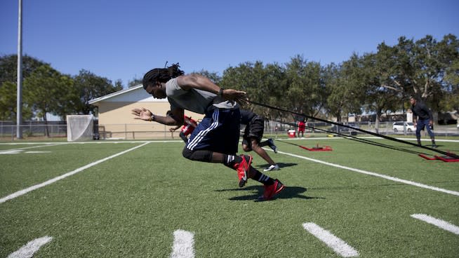 Sammy Watkins Sled Pull