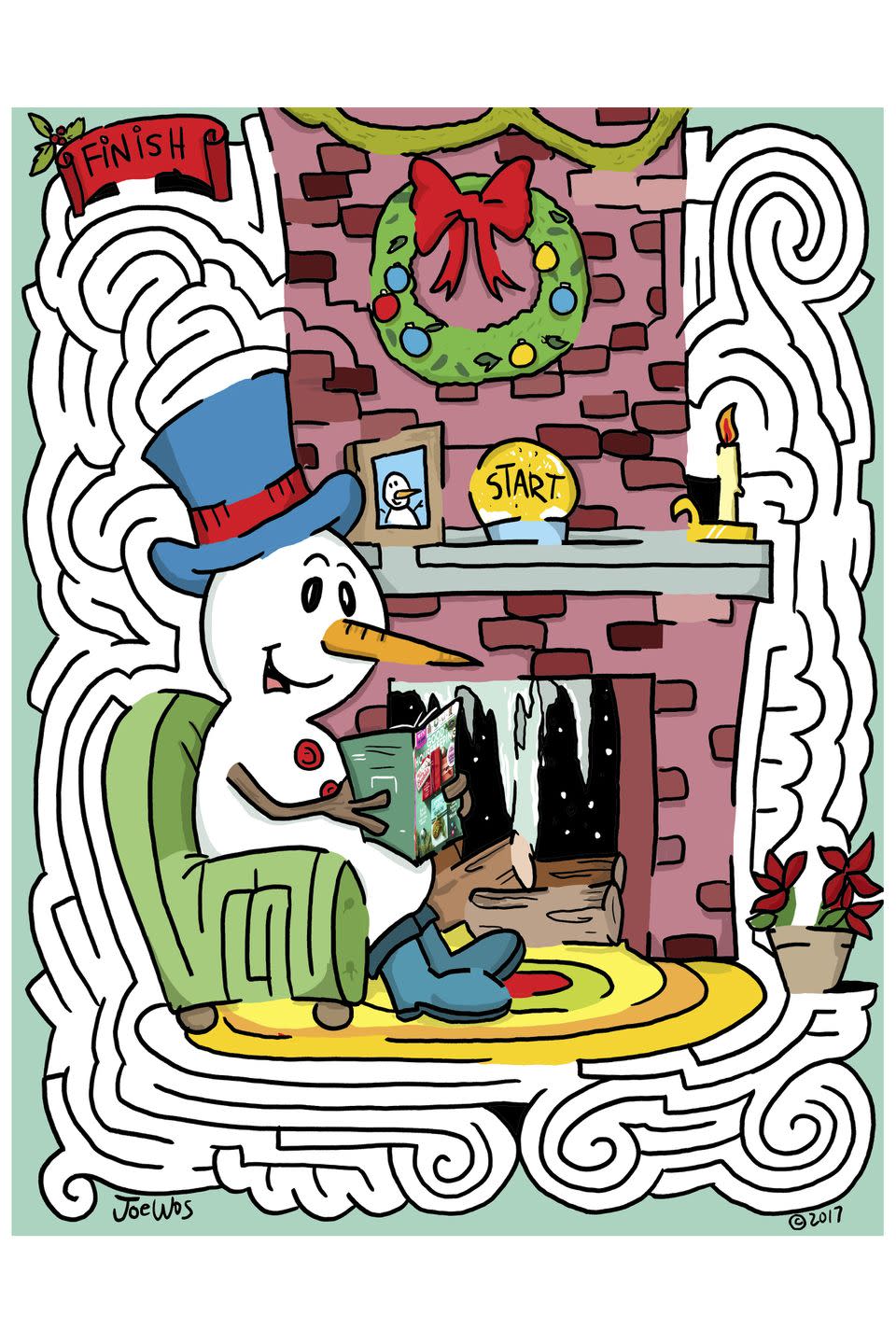 Snowman Maze