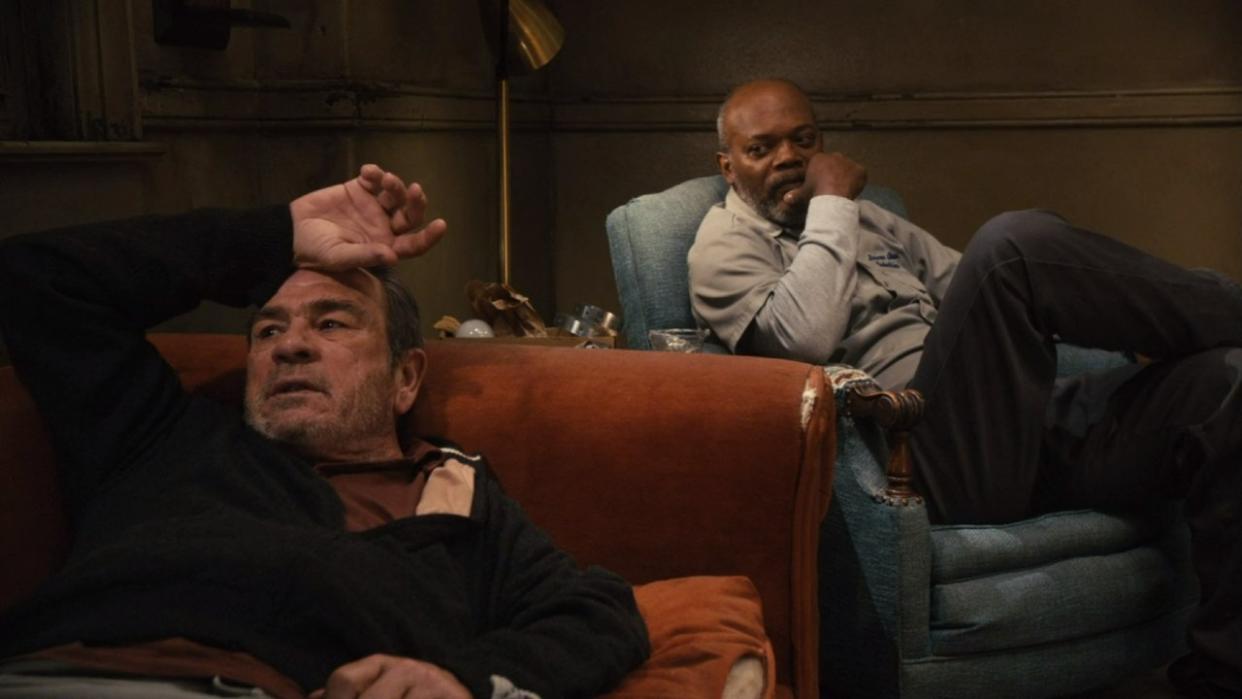  Samuel L. Jackson and Tommy Lee Jones in The Sunset Limited 