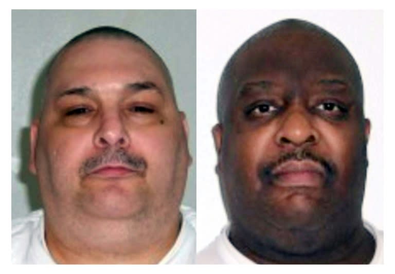 Jack Jones, left, and Marcel Williams, both sentenced to death in the 1990s, were executed by lethal injection in Arkansas