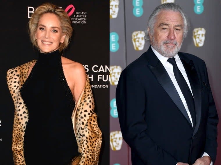 Sharon Stone says Robert De Niro was her best on-screen kiss  (Getty)