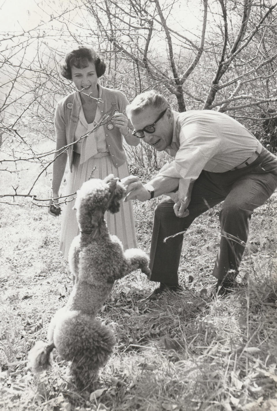 Betty White with husband Allen Ludden