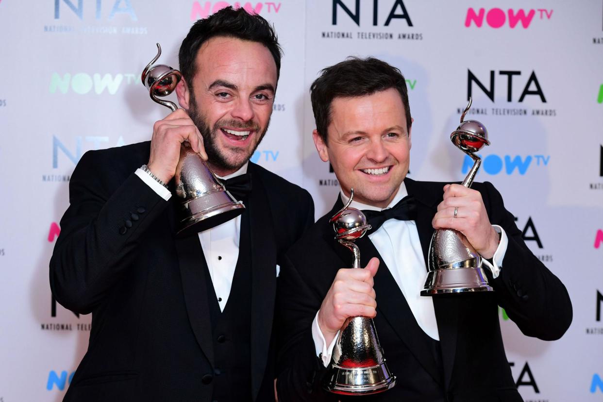 Winners: Ant and Dec win big at the NTAs: PA