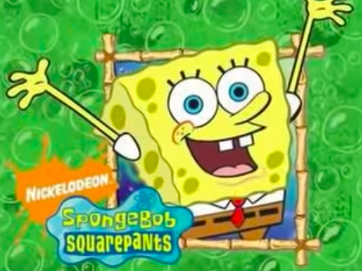 Close-up of SpongeBob