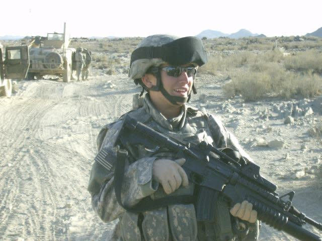 Rebekah Havrilla, out on patrol in Afghanistan. The former Army sergeant and Explosive Ordnance Disposal specialist enlisted in 2004, seeking out job training, education, "some patriotic element" after 9/11 and a way out of South Carolina.  "I went in with the idea of making a career out of it," she says. "I thought, I can't be Special Forces, I can't do Rangers because I don't have a penis -- closest thing I can get to actually doing that type of job is EOD [Explosive Ordnance Disposal]." 