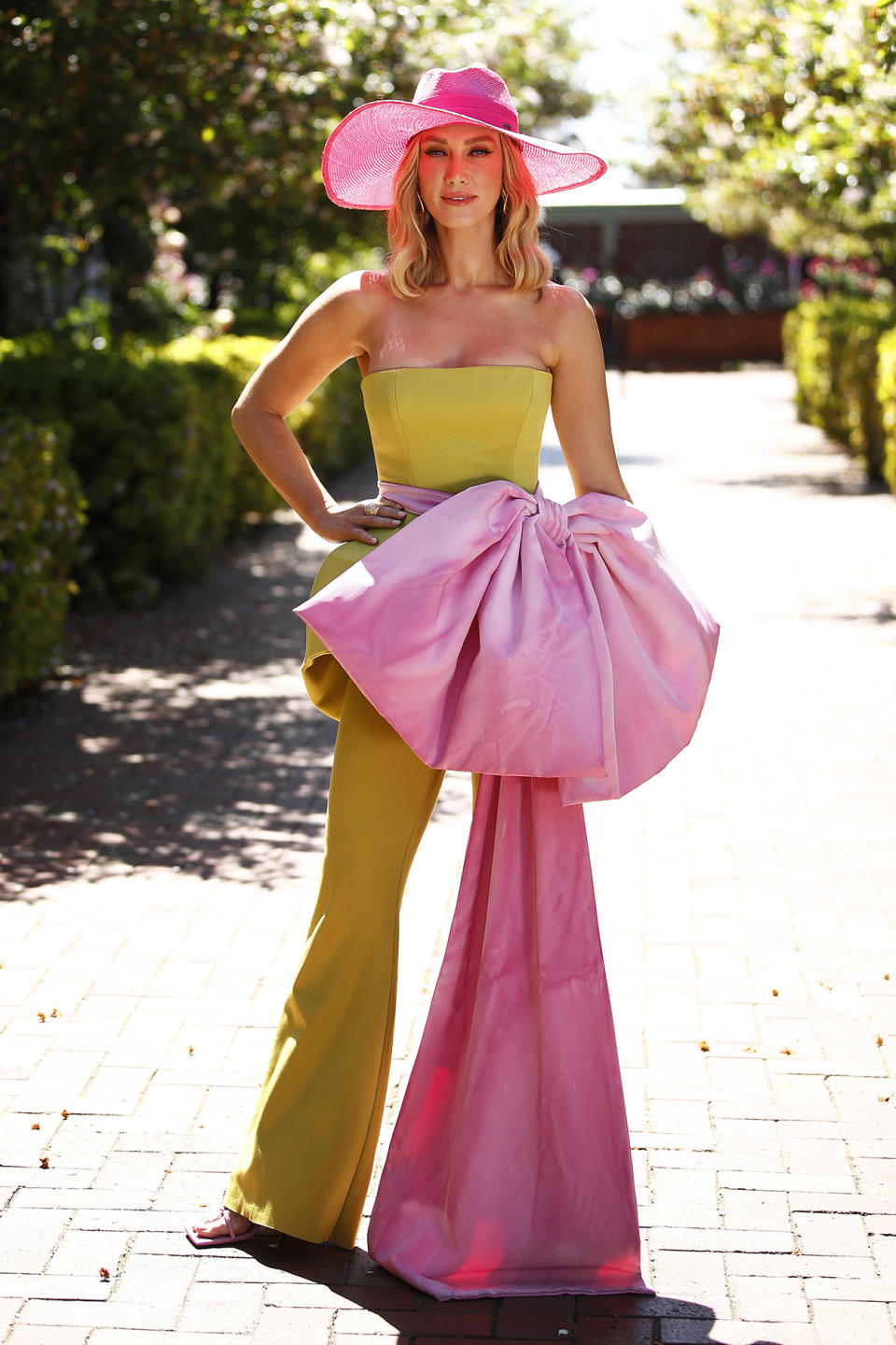 Delta at the 2021 Melbourne Cup Day at Flemington Racecourse. Photo: Getty