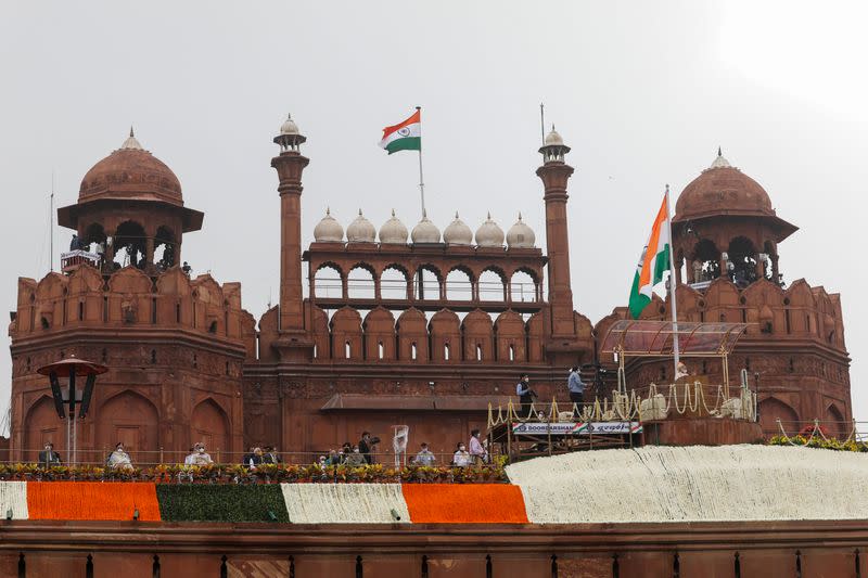 India's Independence Day celebrations at the historic Red Fort in Delhi