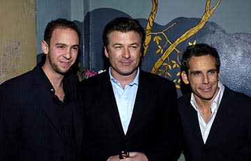 John Hamburg , Alec Baldwin and Ben Stiller at the LA premiere of Universal's Along Came Polly