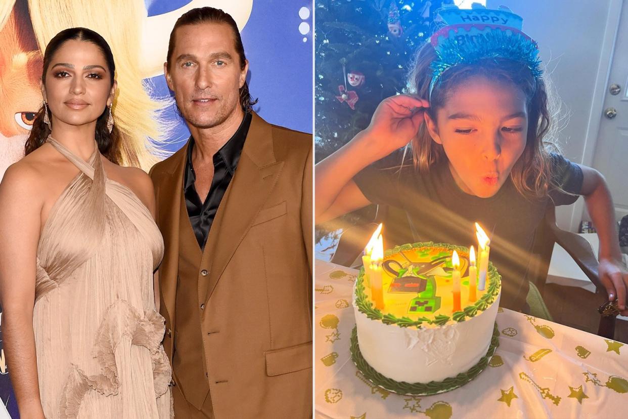 LOS ANGELES, CALIFORNIA - DECEMBER 12: Camila Alves and Matthew McConaughey attend the Premiere of Illumination's "Sing 2" on December 12, 2021 in Los Angeles, California. (Photo by Axelle/Bauer-Griffin/FilmMagic); https://www.instagram.com/p/CnaDkxzvTnN/. Camila Alves McConaughey/Instagram