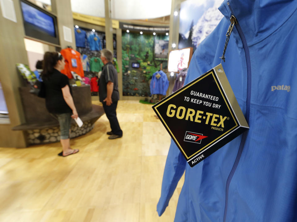 "Guaranteed to keep you dry." (Photo: George Frey/RETIRED via Getty Images)