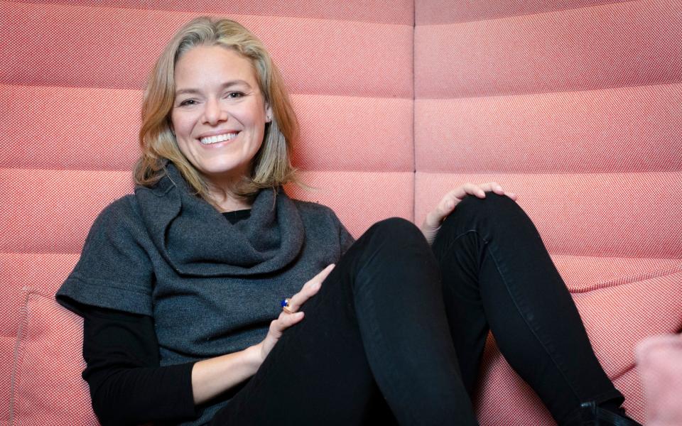 Katherine Maher, chief executive of the Wikimedia Foundation - Kim White/Telegraph