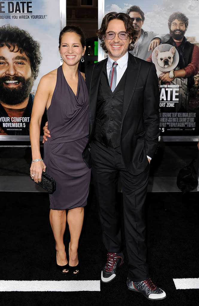 Due Date LA Premiere 2010 Robert Downey Jr. Susan Downey