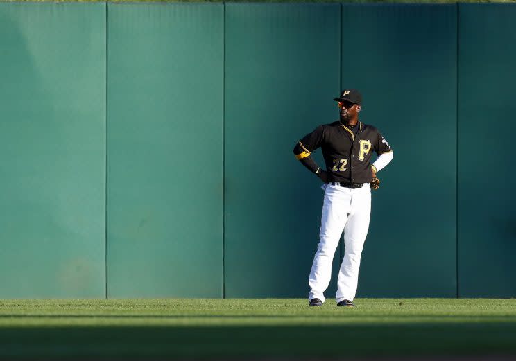 Andrew McCutchen would look real good patrolling center in St. Louis. (Getty Images/Justin K. Aller)